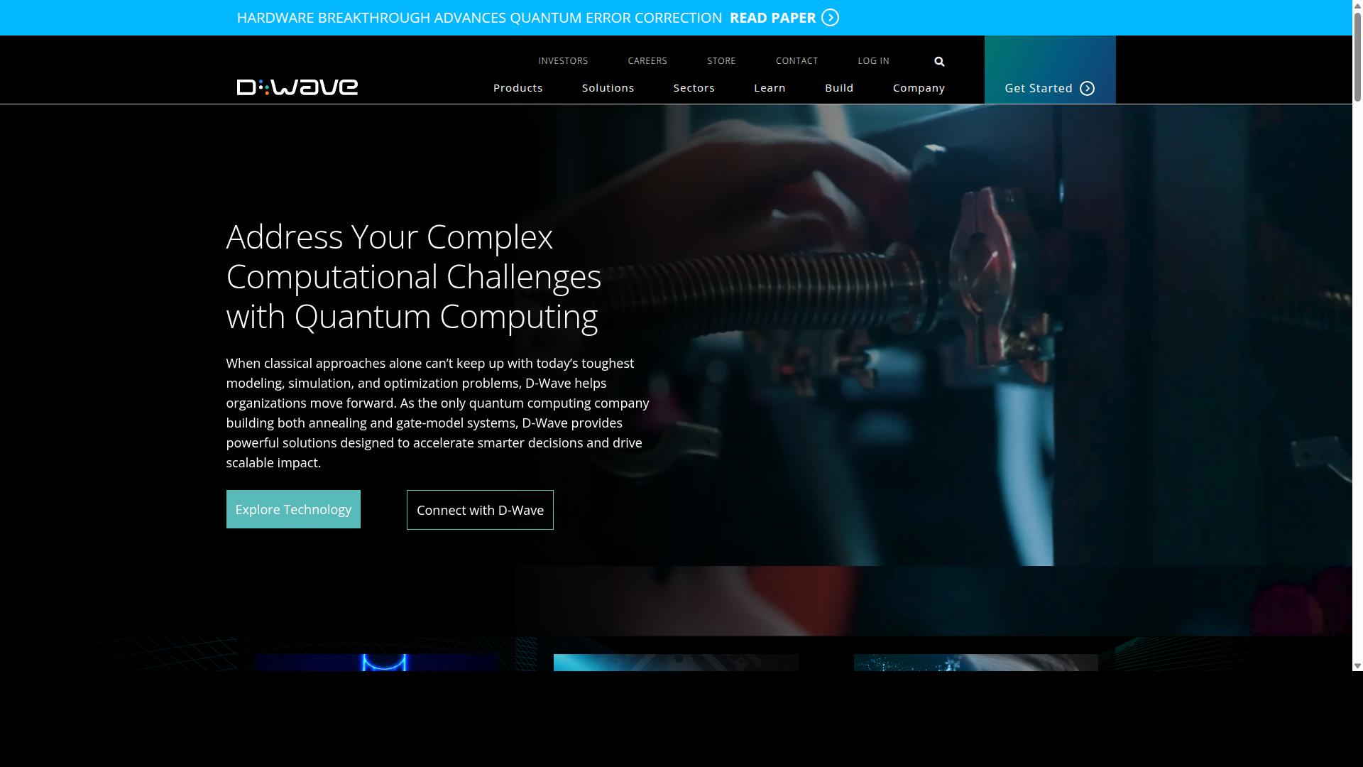 D-Wave Quantum website
